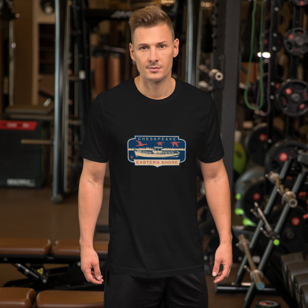 Chesapeake Deadrise Heritage tee mockup 2
