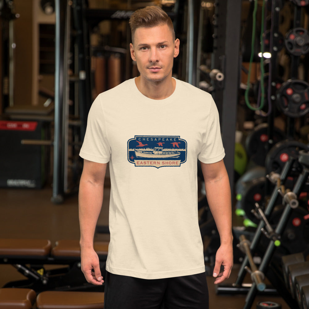 Chesapeake Deadrise Heritage tee mockup 11