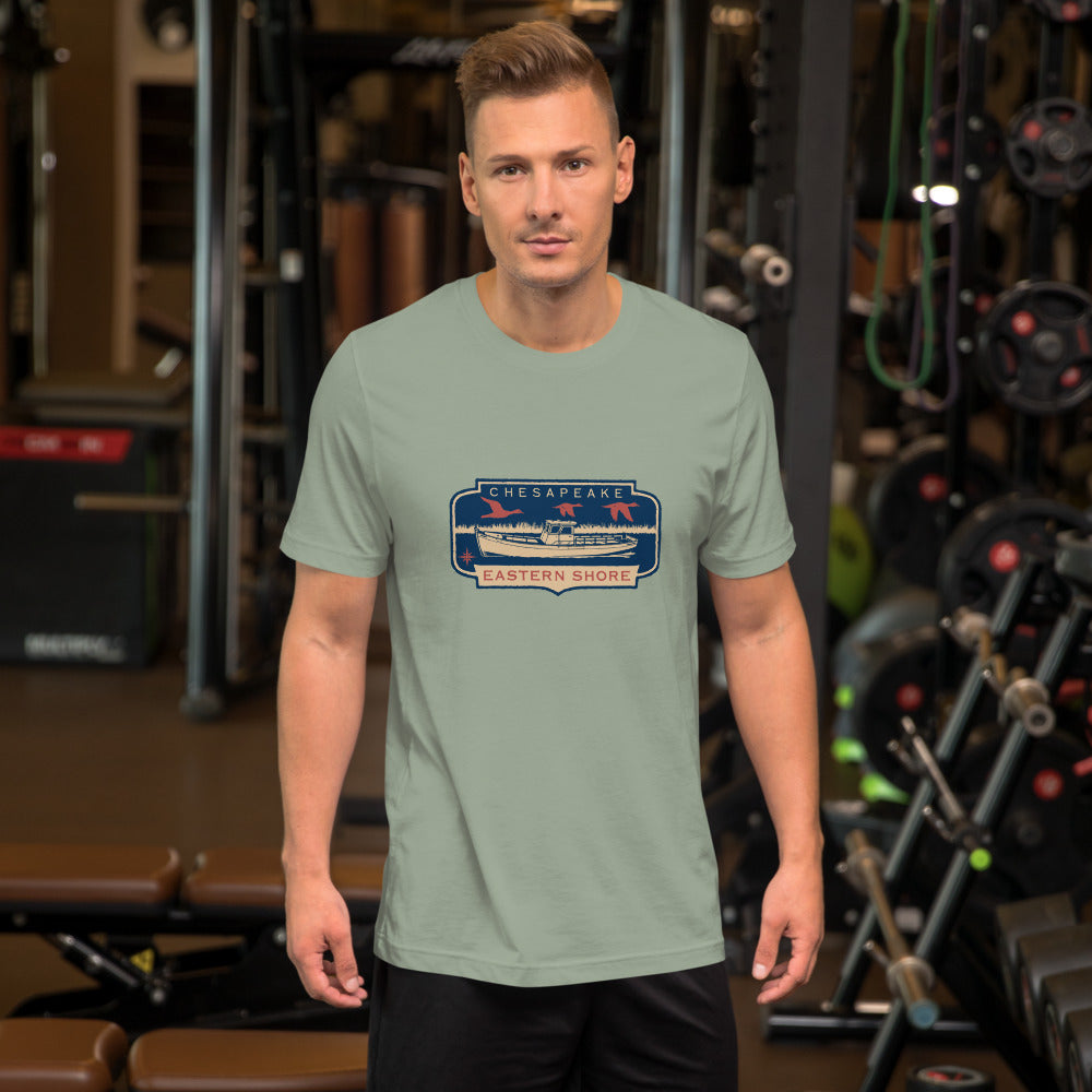 Chesapeake Deadrise Heritage tee mockup 8